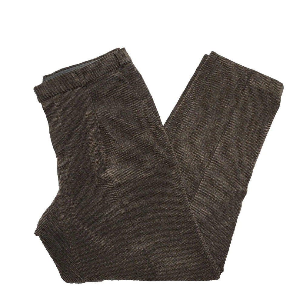 James Aubrey Brown Straight Zipper Fly Dress Trousers Uk Men's XL W36 L32 K705