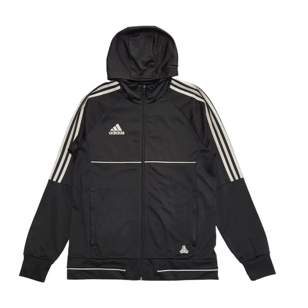 Adidas Black Sports Zipped Hooded Tracksuit Top Uk Men's Medium BB755