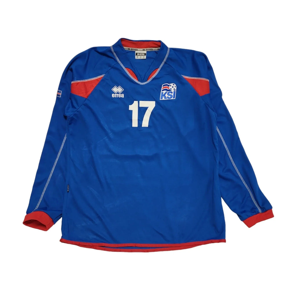 Errea Blue KSI Long Sleeve Football Shirt UK Men's Size XL DD789