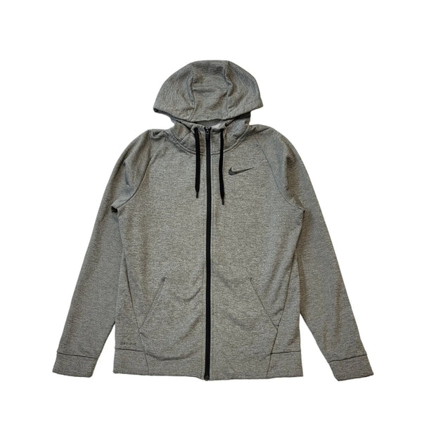 Nike Grey Hooded Sports Hooded Tracksuit Top Jacket Men's Uk S H106