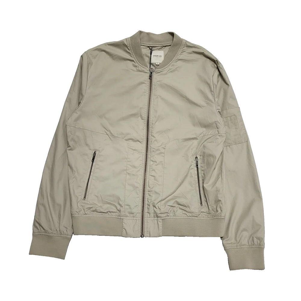 Jack Jones Grey Zipped Bomber Jacket uk Men's XL BNWT H796