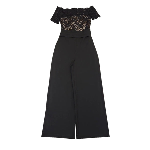 Sistaglam Black Sequin Formal Evening Jumpsuit Women's UK 10 BNWT W28 L32 H852