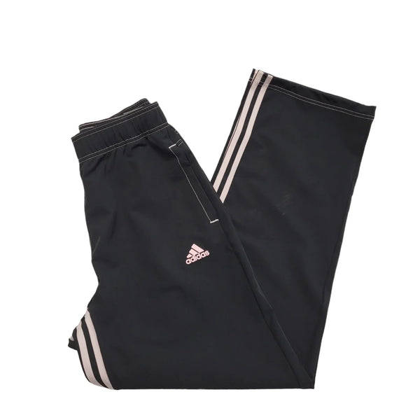 Adidas Black Loose Fit Tracksuit Bottoms/Joggers Uk Women's Size S W26 L30 DD893