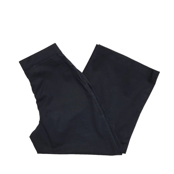 Hobbs Capri Trousers Navy Blue Straight Uk Women's Size 8 W26 L23 L279