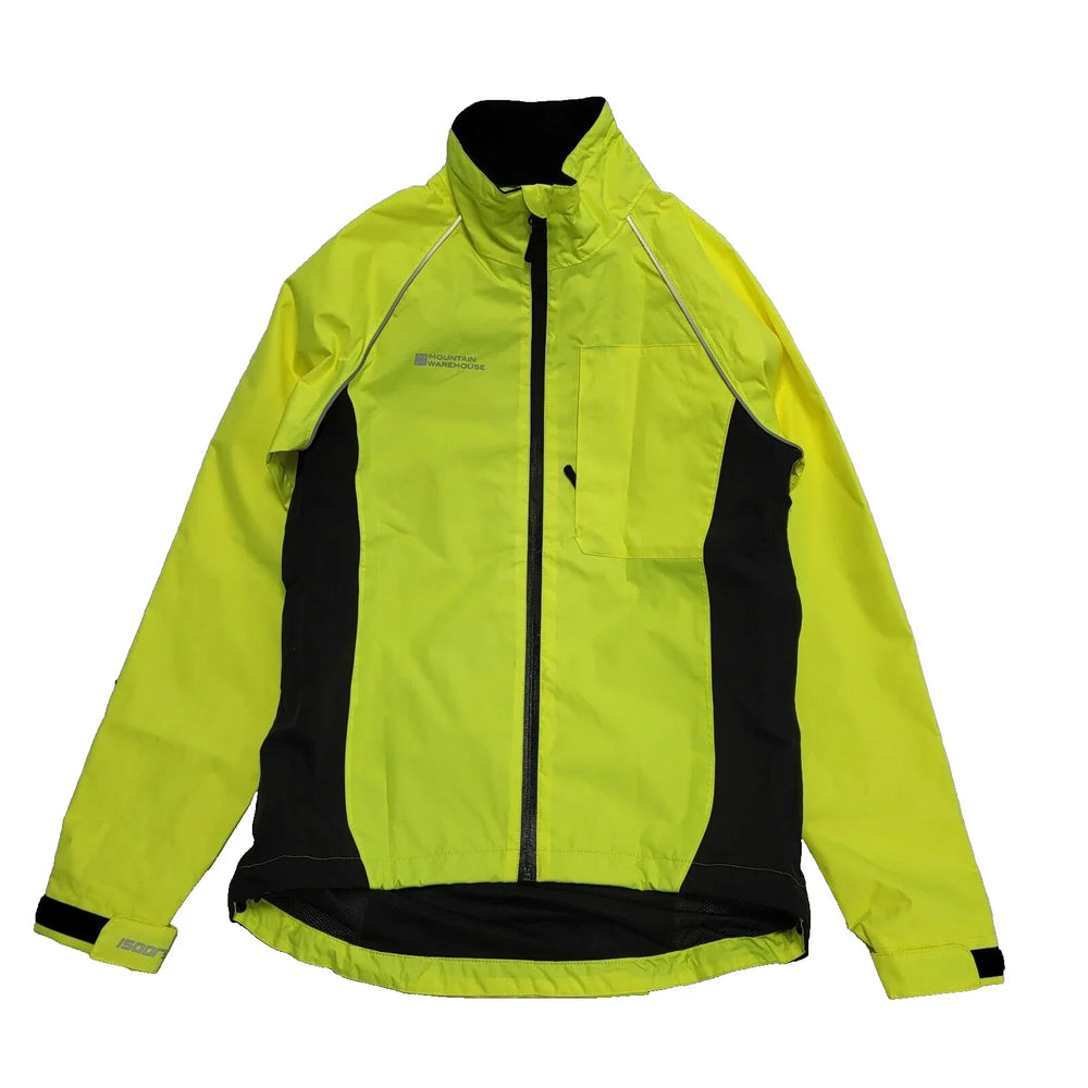 Mountain Warehouse Neon Yellow Black Zipped Jacket Womens UK S 8 EU 36 L124