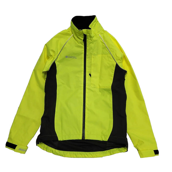Mountain Warehouse Neon Yellow Black Zipped Jacket Womens UK S 8 EU 36 L124