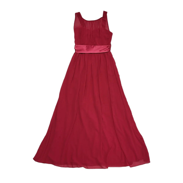 Dorothy Perkins Burgundy Evening Formal Maxi Dress Women's UK XL 14 K916