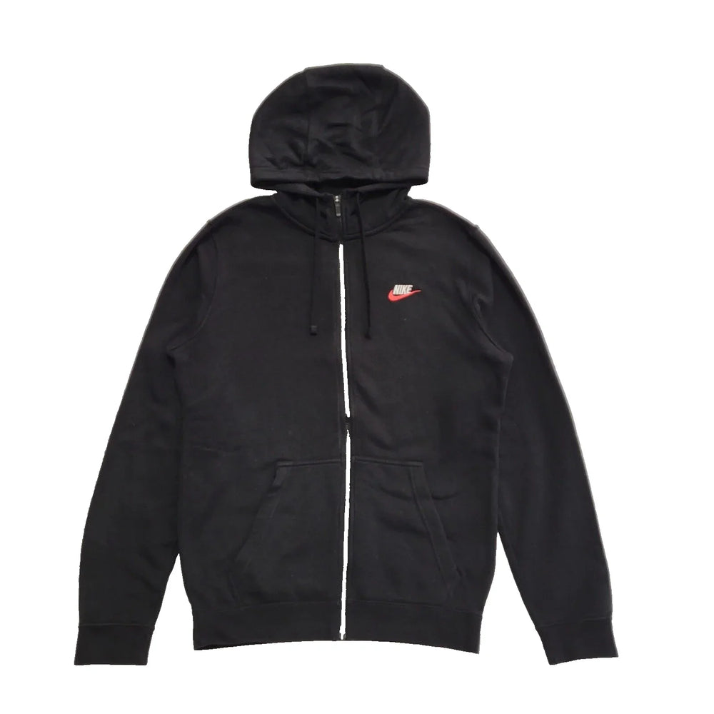 Nike Black Zipped Sweatshirt Hoodie UK Men's Small K72
