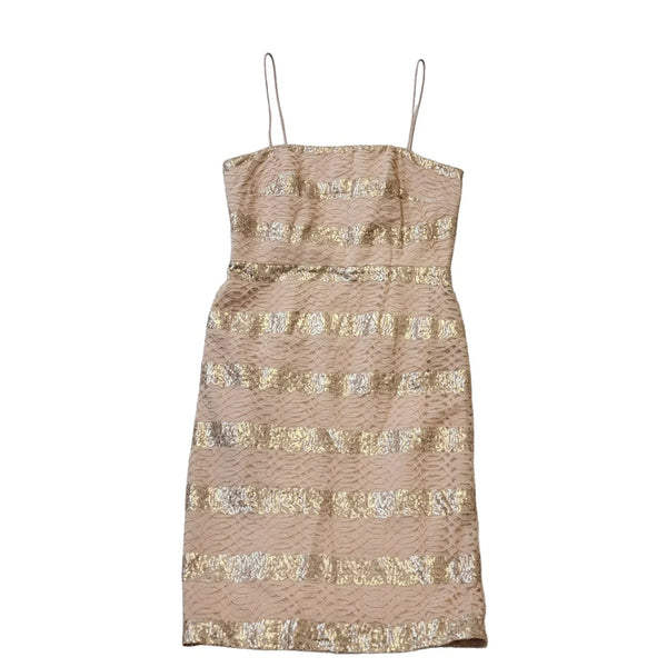 Phase Eight Pink Cindy Sequin Pencil Evening Dress Women's UK 14 EU 42 BNWT H399