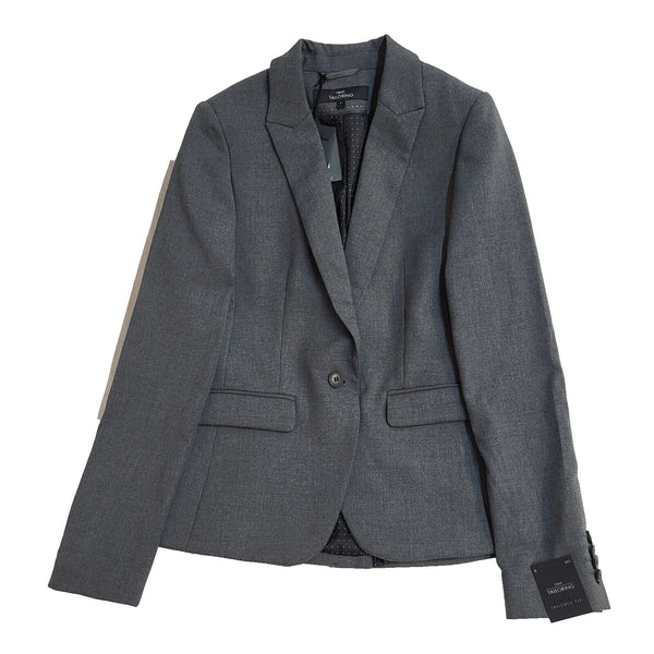 Next Tailoring Grey Check Button Collared Suit Jacket Uk Women's 6 Bnwt EE307