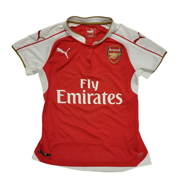 Puma Arsenal FC Red Betty No 1 Football Shirt Uk Boy's Size S EE34
