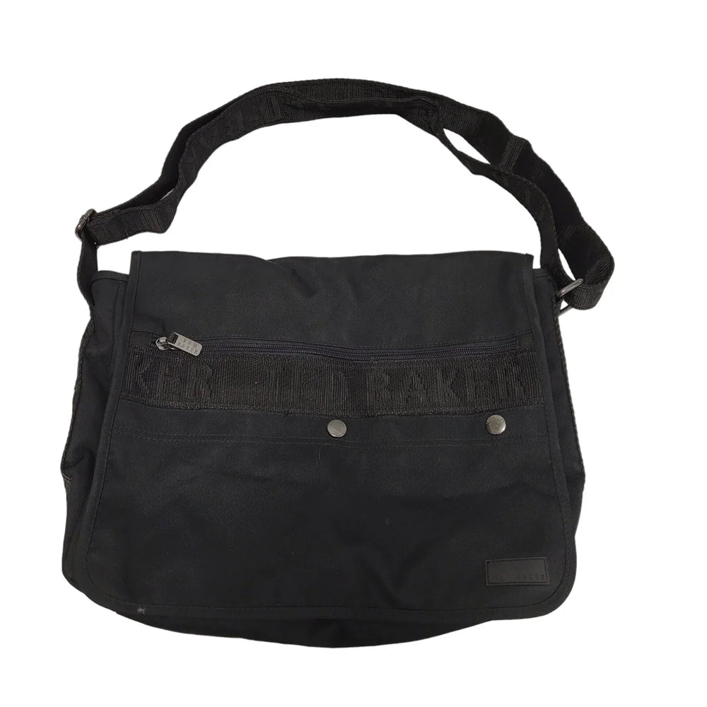 Ted Baker Black Textile Satchel Bag Uk Women's/Men's Size 12" x 16"
