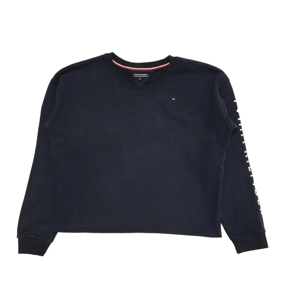 Boy's / Girl's Tommy Hilfiger Navy Blue L/Sleeve Cropped Sweatshirt 14 H497