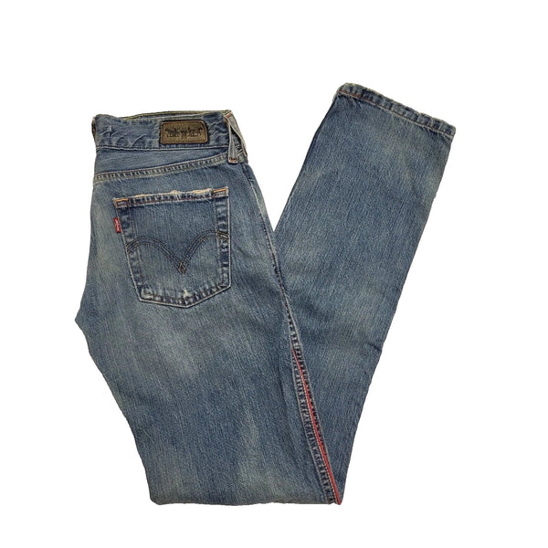 Levi's Patty Anne Light Blue Square Cut Denim Jeans Uk Women's 10  W28 L34 K733