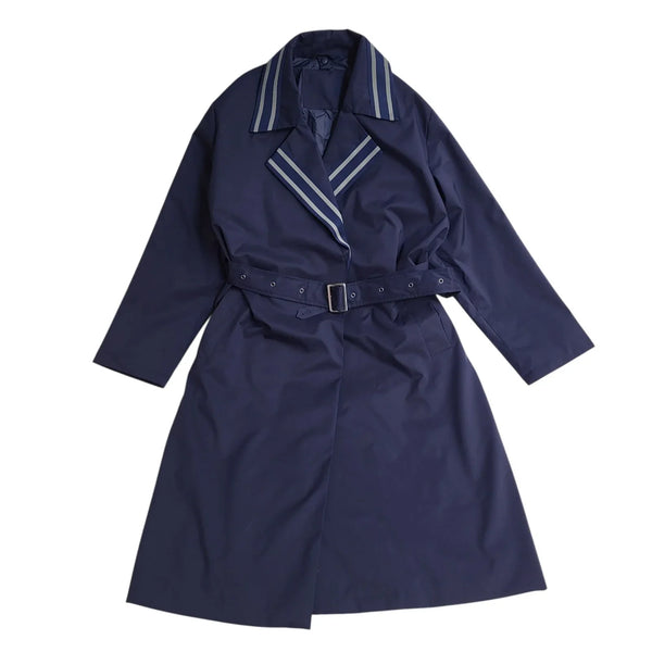 Unbranded Overcoat Navy Belted UK Women's Size XL L869