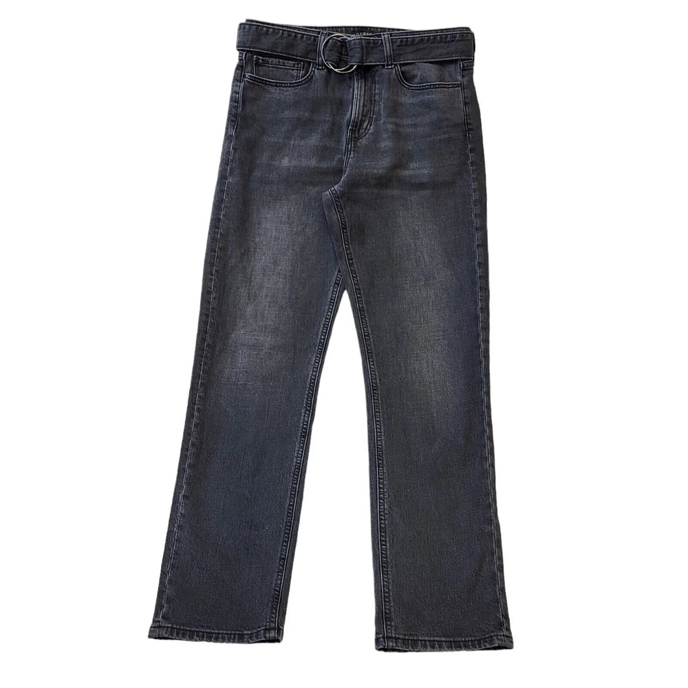 Guess Black Straight Denim Jeans UK Women's 10 W28 L29 G432