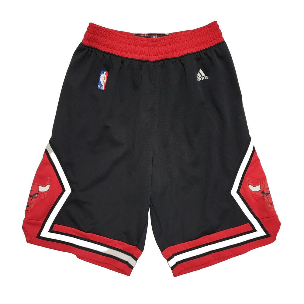 Adidas NBA Black & Red Drawstring Sport Shorts Uk Men's Size S W30 L608