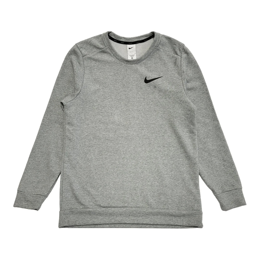 Nike Dri-Fit Crew Neck Sports Grey Sweatshirt UK Men's Size Small DD559