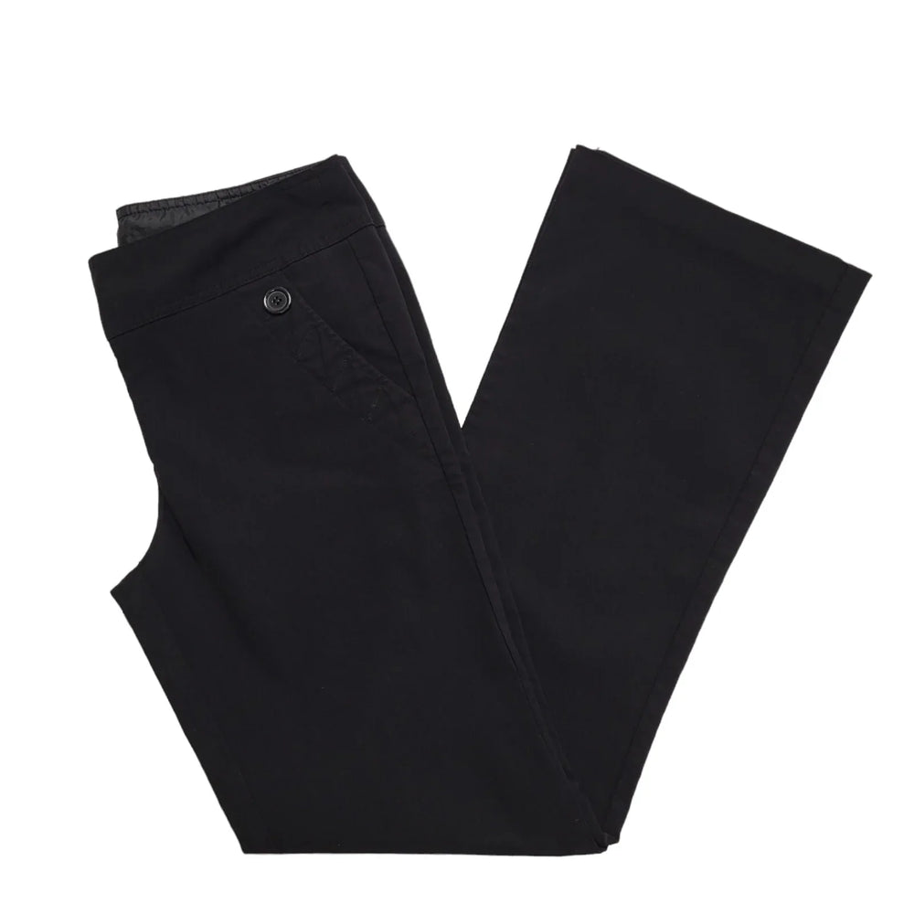 New Look Vintage 90's Black Bootcut Trousers Uk Women's 12 W30 L30
