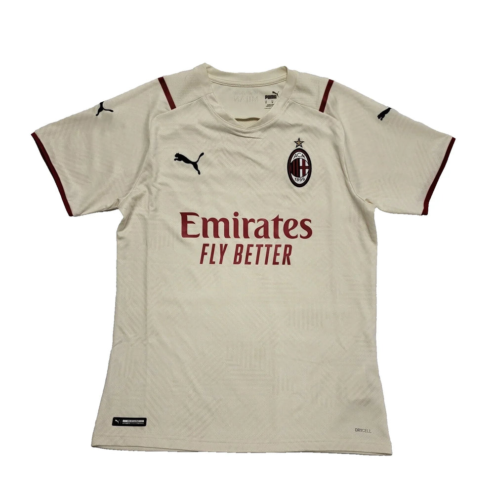 Puma AC Milan Cream Football Shirt UK Men's Size M CC723