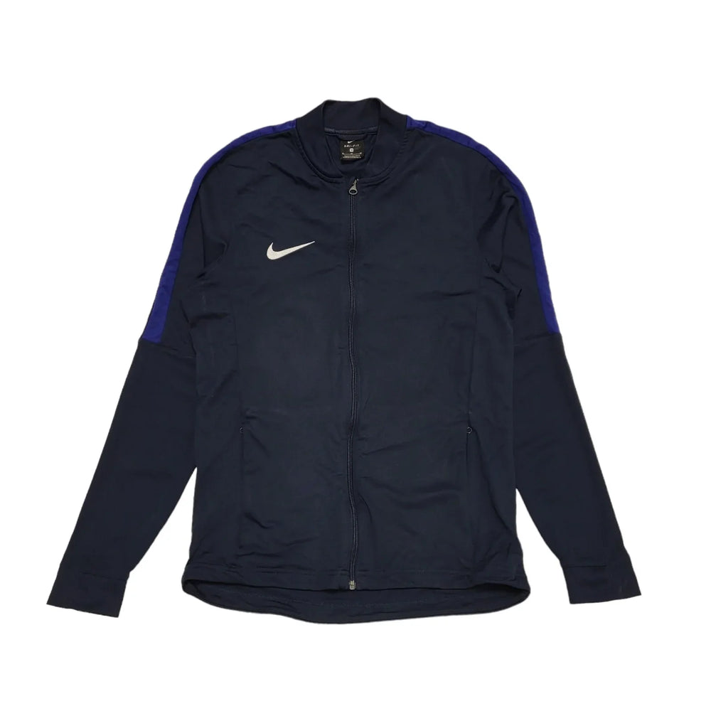 Nike Dri-Fit Navy Blue Zipped Sports Tracksuit Top Jacket Men's uk Medium BB253