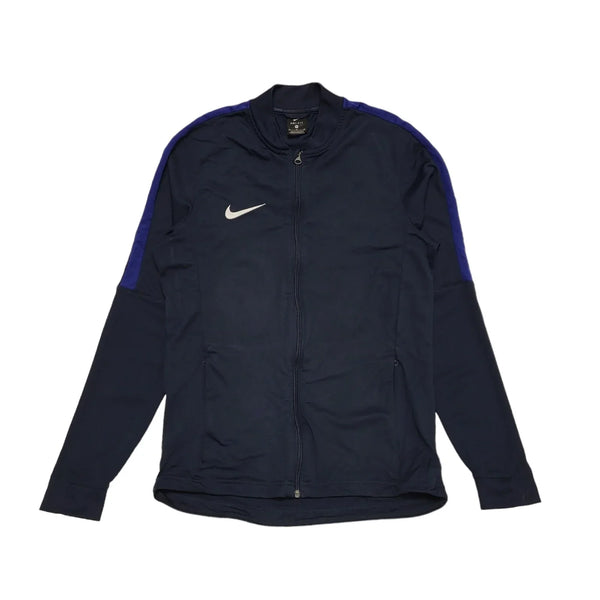 Nike Dri-Fit Navy Blue Zipped Sports Tracksuit Top Jacket Men's uk Medium BB253