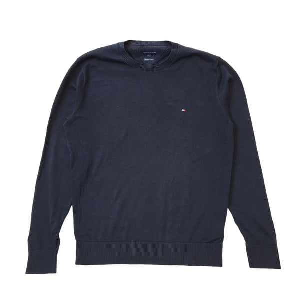 Tommy Hilfiger Black Long Sleeve Knit Casual Jumper Men's UK L H166