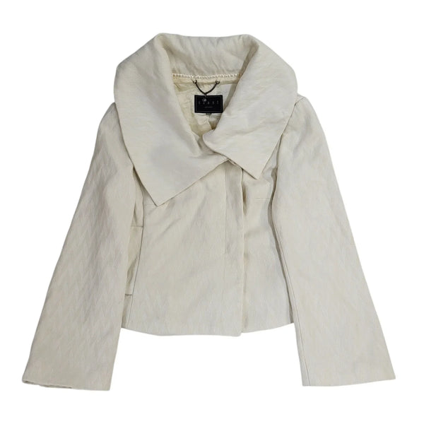 Coast London Cream Wool Blend Dress Jacket Uk Women's L 12 L761