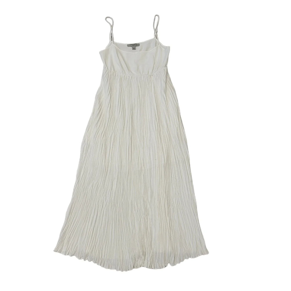 Allsaints White Sleeveless Shift  Dress Uk Women's Size Small EE106