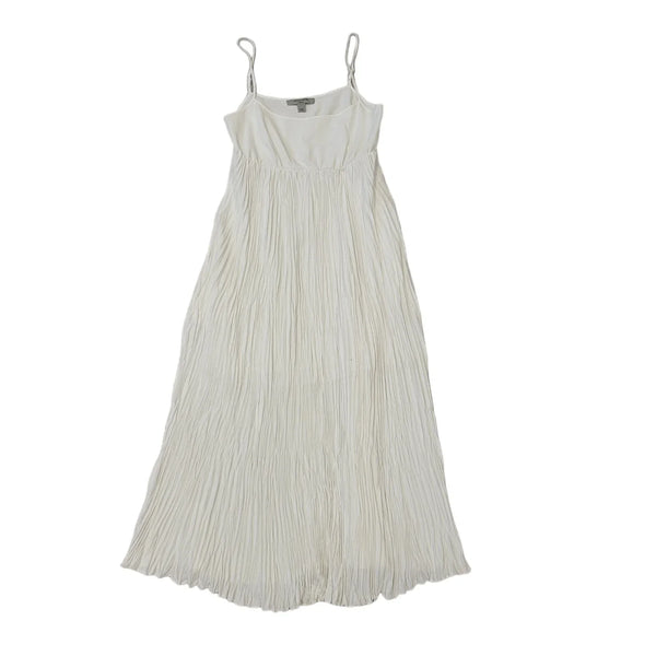 Allsaints White Sleeveless Shift  Dress Uk Women's Size Small EE106