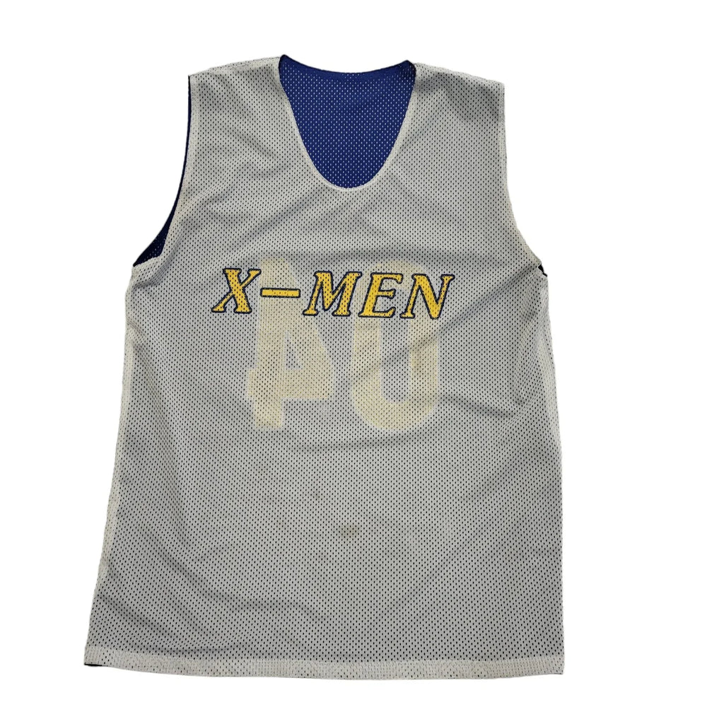 X-Men Vintage Y2K Blue Reversible No 04 Vest Top Men's Size M