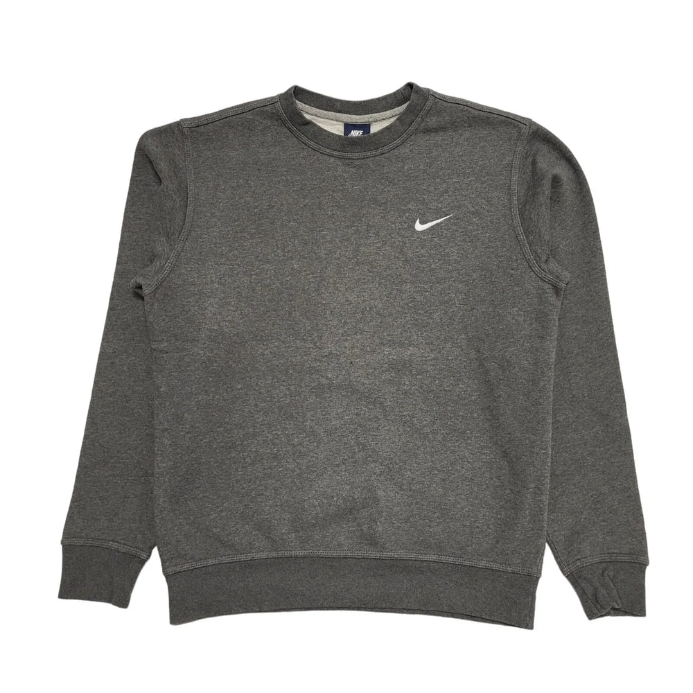 Nike Grey Long Sleeve Casual Sports Sweatshirt uk Men's Medium H633