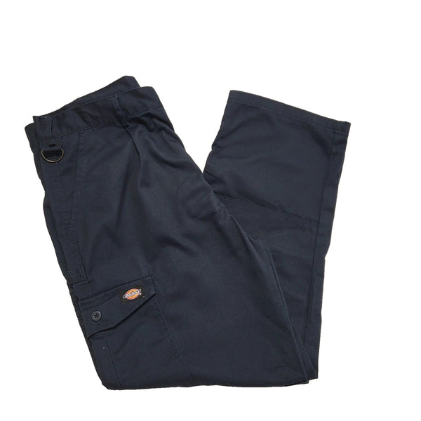 Dickies Blue Straight Leg Workwear Trousers Uk Men's XL W36 L29 L426