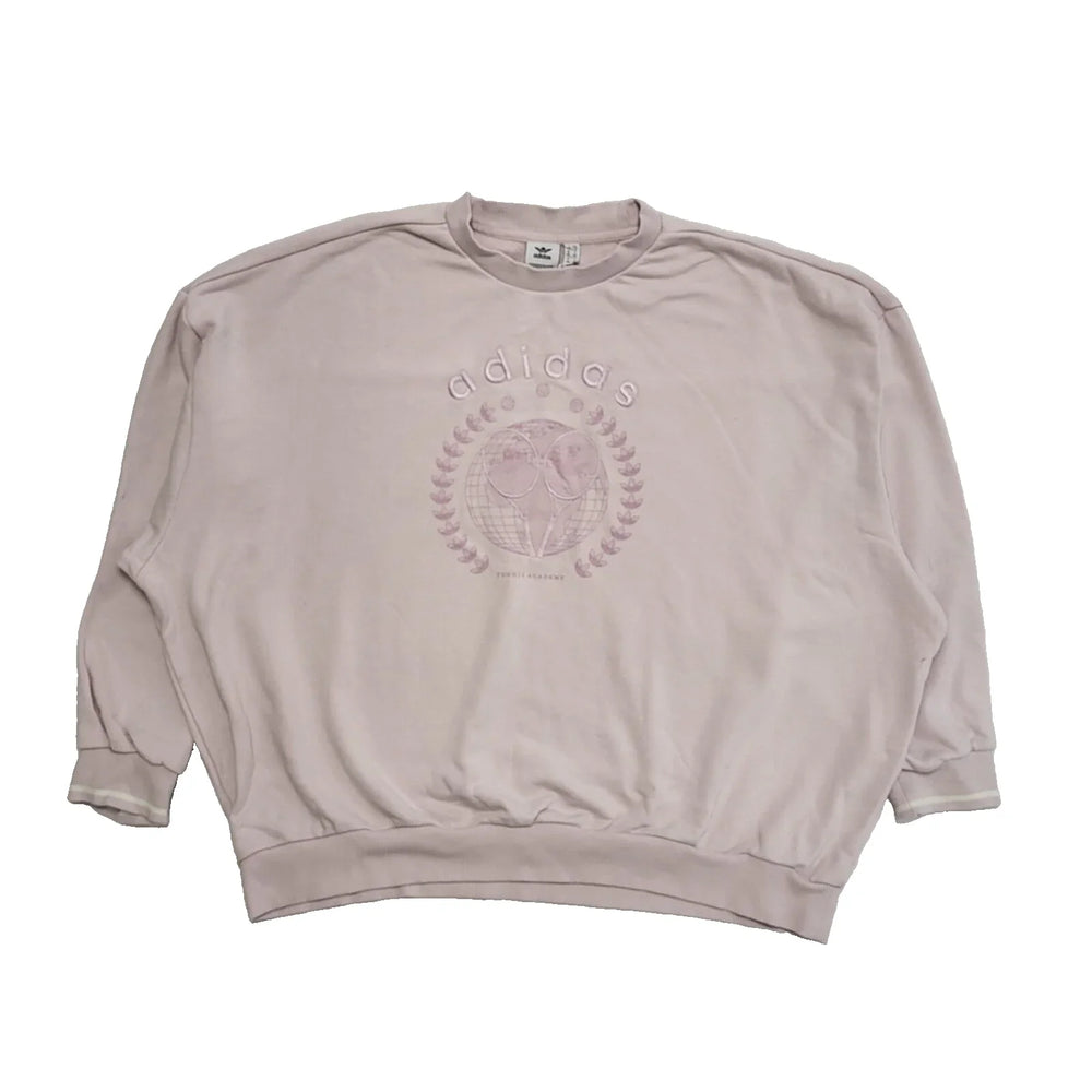 Adidas Purple Round Neck Over-sized Sweatshirt Uk Women's 18 K183