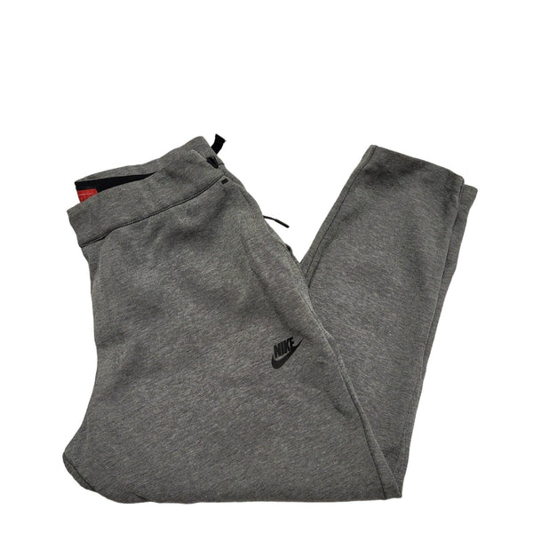 Nike Grey Drawstring Skinny Jogger Tracksuit Bottoms Uk Men's L W34 L26 K601