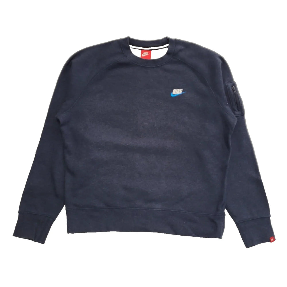 Nike Blue Long Sleeve Casual Sports Sweatshirt Uk Men's Medium K24