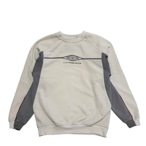 Umbro White Long Sleeve Crew Neck Sports Top Boy's uk XL H420
