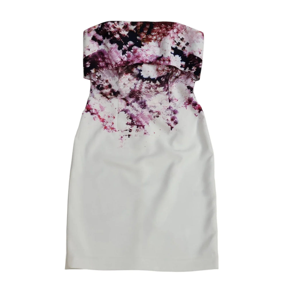 Damsel In A Dress Elin Blossum Dress Pencil White Pink Women's Size 14 Bnwt L909