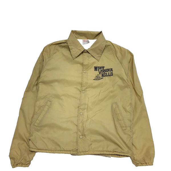 Vintage Usa West Virginia Belle Beige Sports Jacket Men's UK S EU 48 K4