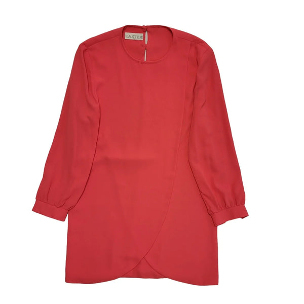 Eastex Vintage 90's Pink  Long Sleeve Blouse Womens UK 14