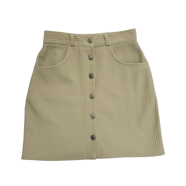Bay Trading 90s Beige Mini Skirt Uk Women's Size 10 W28