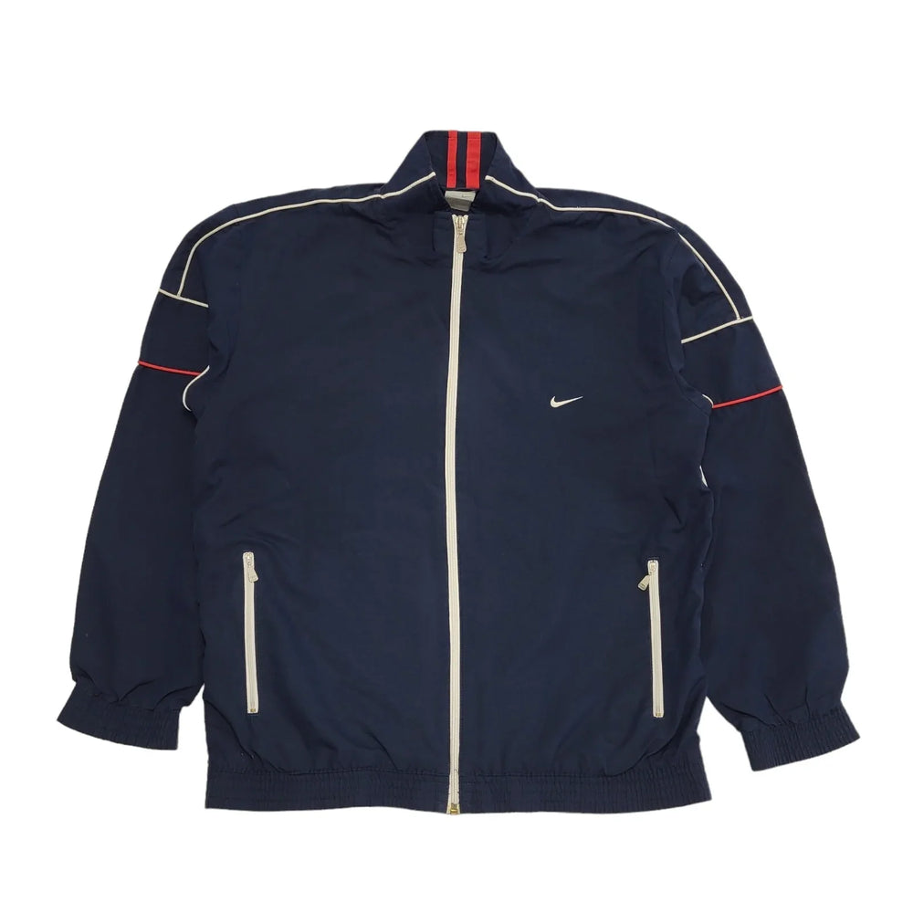 Nike Navy Blue Zipped Lightweight Sport Jacket Men's uk L eu 54 H460