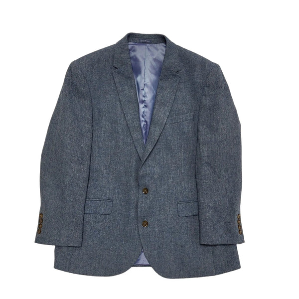 Samuel Windsor Blue Wool Blazer Jacket Uk Men's XL 44" DD252