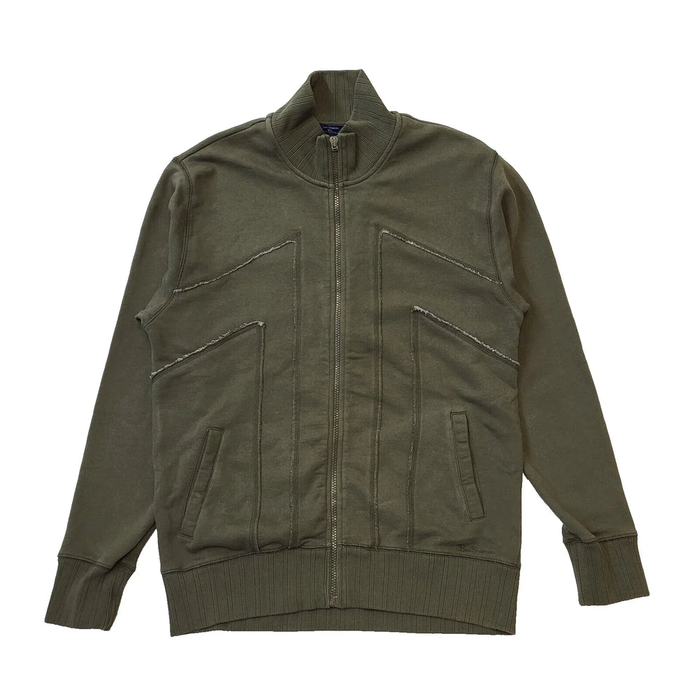 Ben Sherman Green Zipped Long Sleeve Cardigan Men's UK M EU 50 H817