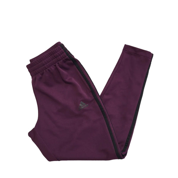 Adidas Purple Tapered Tracksuit Bottoms Womens Size UK 8-10 W26-28 L27 DD480