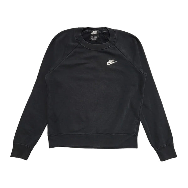 Nike Black Sports Cropped Sports Sweatshirt UK Women's XS K515