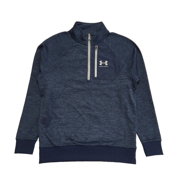 Under Armour Blue High Neck Long Sleeve Sports Top UK Men's Medium L383