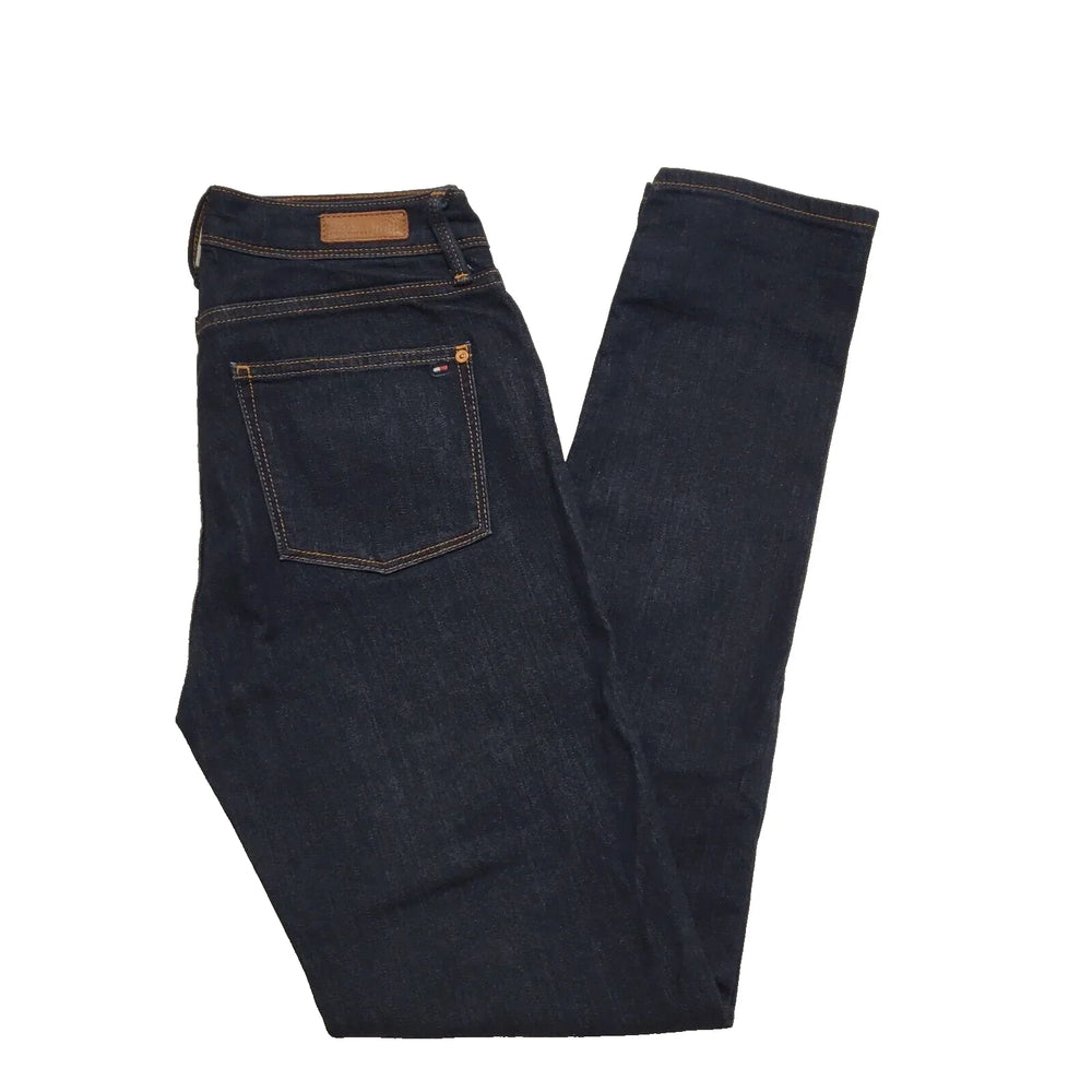 Tommy Hilfiger Dark Blue Stretch Skinny Denim Jeans Uk Women's S 8 W26 L32 K751