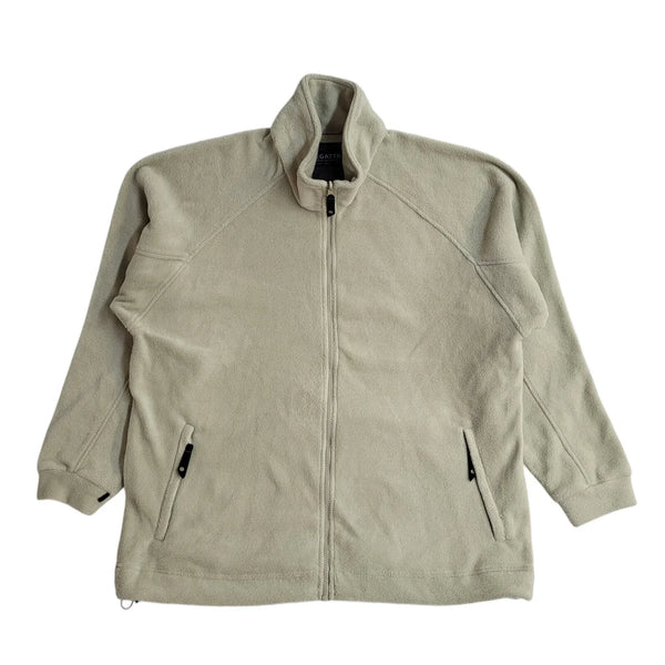Regatta Vintage 80s Light Green Hiking Fleece Jacket Uk Men's Size XL