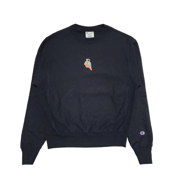 Champion Navy Blue Long Sleeve Casual Sports Sweatshirt Men's  uk S H875